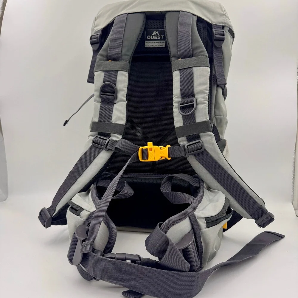 Quest Expedition 45L Hiking Backpack Heavy Duty Trail Pack Internal Frame